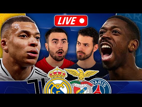 REAL MADRID vs BENFICA LIVE | Champions League Playoffs Watchalong