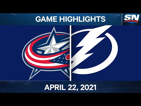 NHL Game Highlights | Blue Jackets vs. Lightning – Apr. 22, 2021