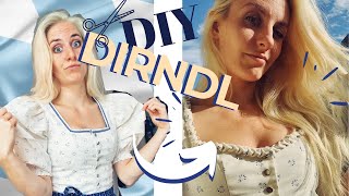 THRIFT FLIP #8 / Dirndl einfach selber nähen! DIRNDL UPCYCLING aus 80er Jahre Flohmarkt-Dirndl