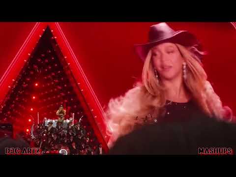 Beyonce Partition X AC/DC Back In Black X Edge Of Seventeen Rock Mashup