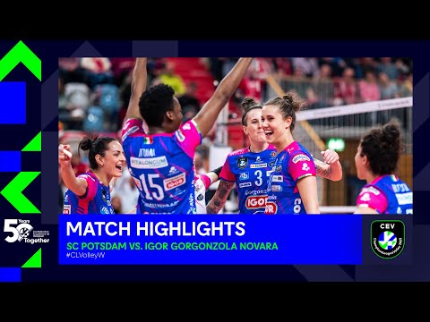 Highlights | SC POTSDAM vs. Igor Gorgonzola NOVARA | CEV Champions League Volley 2023