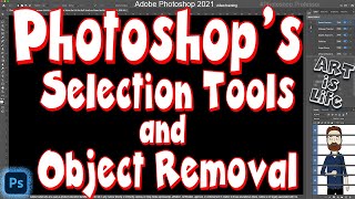 Photoshop's Selection Tools and Removing Objects! For Beginners! Overview and 3 Practice Images!