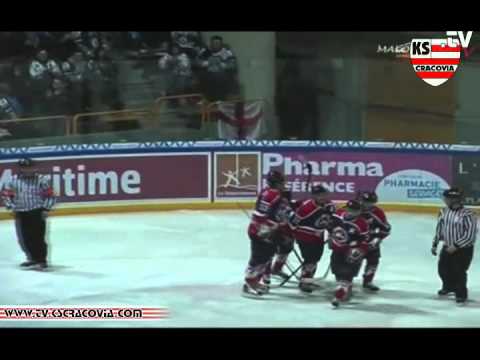 Cracovia - Metalurg Lipawa 7:5 (skrót)