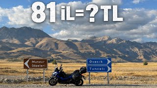 81 İL TÜRKİYE TURU MALİYETİ | Kaç Para Harcıyorum?