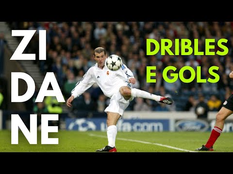 ZINEDINE ZIDANE - GOLS, DRIBLES E MELHORES LANCES