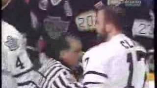 Wendel Clark vs. Marty McSorely