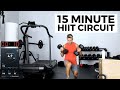15 Minute HIIT Circuit | 5 Exercises for Full Body Conditioning - LIVE HR & Calorie Burn from Whoop