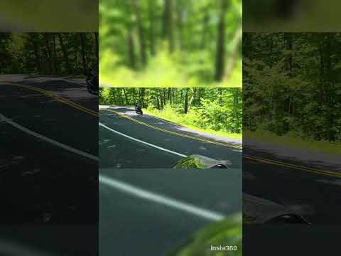 Kawasaki Ninja H2 SX SE+ at gravity cavity on hwy 129 the tail of the dragon