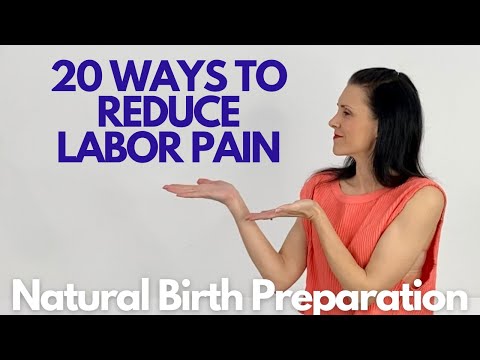 20 ways to reduce labor pain / How to have a NATURAL BIRTH / natural birth story