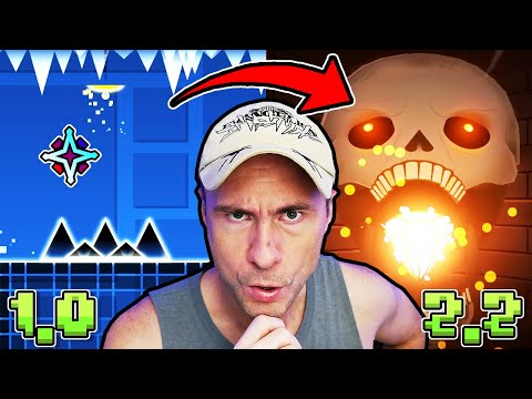 A Level from EACH UPDATE in ONLY 100 Lives CHALLENGE - Geometry Dash