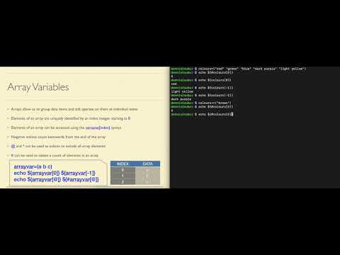 Bash4 09 Array Variables Part 2