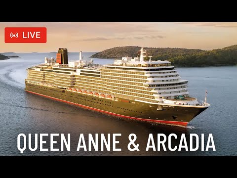 Thumbnail for SHIPS TV - Queen Anne, Sky Princess & P&O Aurora Cruise Ships Departing Port of Southampton (LIVE)