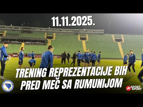TRENING REPREZENTACIJE BiH UOČI RUMUNIJE | 11.11.2025
