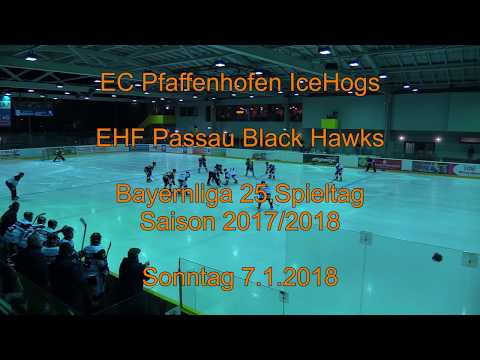 EC Pfaffenhofen - EHF Passau Black Hawks 7.1.2018