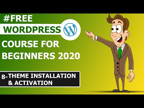 WordPress Theme Installation or activation | WordPress Complete Course Basic to Advance#8 Hindi/Urdu