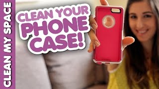 How to Clean A Phone Case!  (Clean My Space)