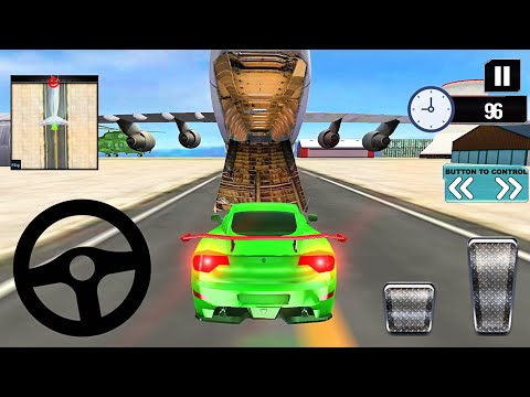 Modern Car Transporter Plane - 3D Car Simulator 2020 - Best Android GamePlay