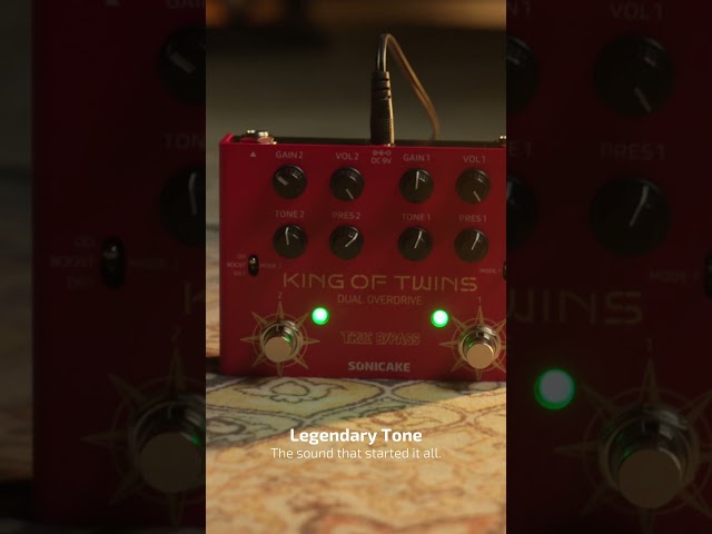 Vídeo relacionado con SONICAKE Pedal Overdrive Doble Canal Overdrive/Boost/Distortion 3 Modos Circuito Analógico Puro True Bypass 4 Potenciadores por Canal QDS-08