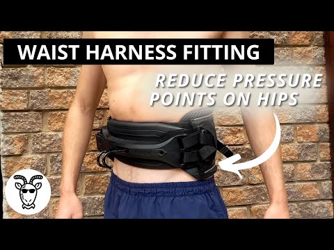 Reducing Waist Harness Pain on HIPS | How to Fit a Kiteboarding Waist Harness & Spreader Bar