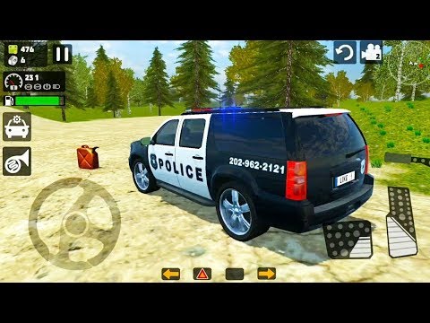 Part 3 Offroad Cadillac Escalade Driving - Cop's 4x4 SUV Simulator - Android Gameplay