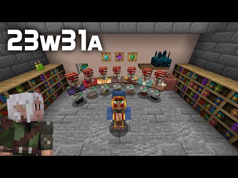News in Minecraft Snapshot 23w31a: Villager & Trade Changes!