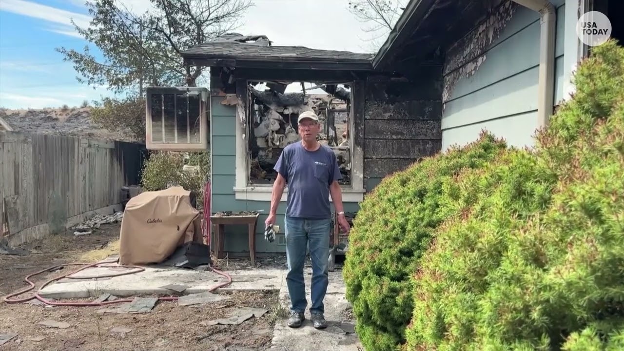 Hawk Fire destroys Reno home as resident salvages 'not much' of remains