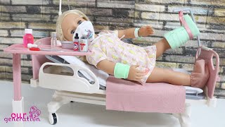 NEW OUR GENERATION DOLL GET WELL BED