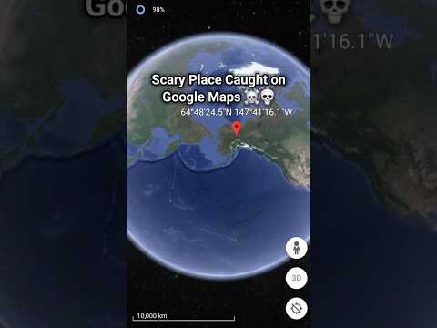 Scary Place Found on Google Maps! 💀 #shorts