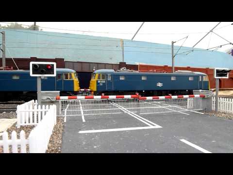 Ravensclyffe Level Crossing with Freightliners