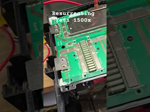 Reset BMS Goal Zero Yeti 1500x #diy #workshop #battery #solar