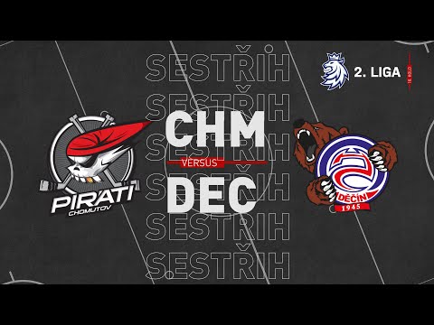 SESTŘIH 18.kolo 2. ligy: Piráti Chomutov - HC Děčín 3:2 v prodloužení