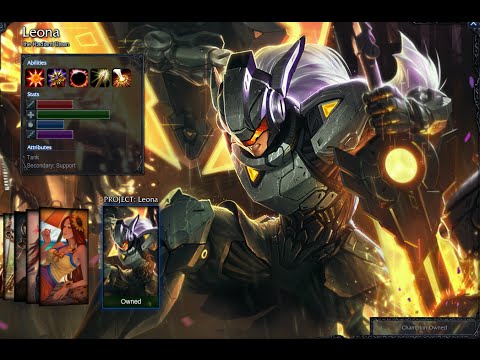 PROJECT Leona Skin Spotlight Gameplay 1080p HD