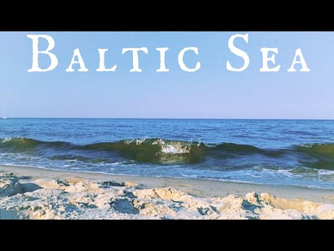 Sound of the Baltic Sea and a white sailboat