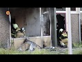 Van het huis aan de Van Ruysdaelstraat in Oudheusden is na de brand niet veel over