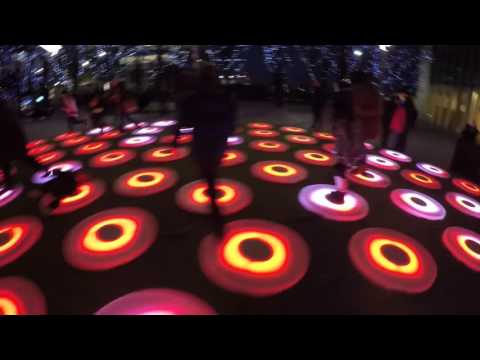 160116 Canary wharf festival of lights