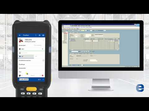 Etiscan SAPConnect IGNITION Wareneingang zur Bestellung für ECC6 und HANA mobil mit Android