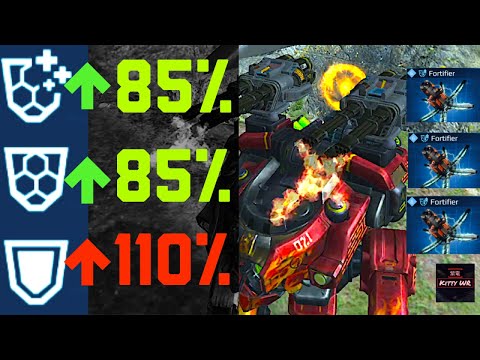 Maxed Triple Fortifier Bulwark - How tough is it? - War Robots Gameplay - WR