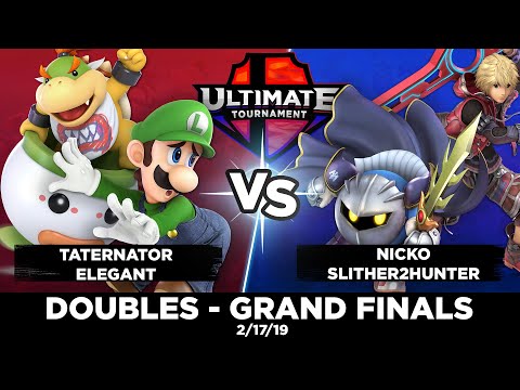 Taternator + Elegant vs. Slither2Hunter + Nicko - Doubles - Grand Finals - Feb Smash Ultimate