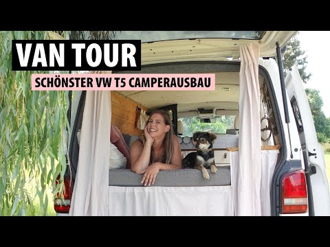 VAN TOUR | VW T5 DIY Camper Ausbau | mobiler Strom & fließend Wasser