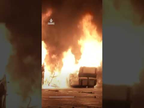 Violent clashes erupt after mass housing protest in Barcelona
