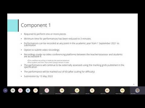Pearson Edexcel A level Music 2021/22 update