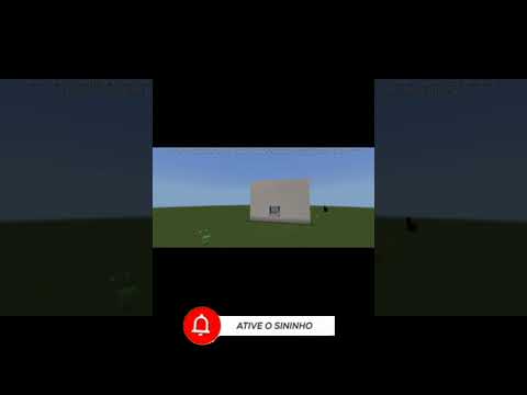 Construí uma casa moderna em 10 minutos!! #Minecraft