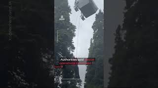India rescues 300 tourists trapped in cable cars mid-air in Kashmir