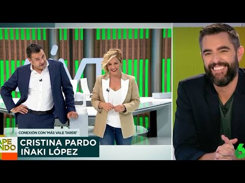 El gazapo de Dani Mateo al dar paso a 'Más vale tarde' con Ferreras de por medio: "Menos mal que no