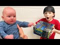 BABY SCARED OF BIRTHDAY PRESENT!