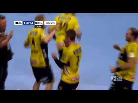 Schlagwurf von Andy Schmid gegen Kiel