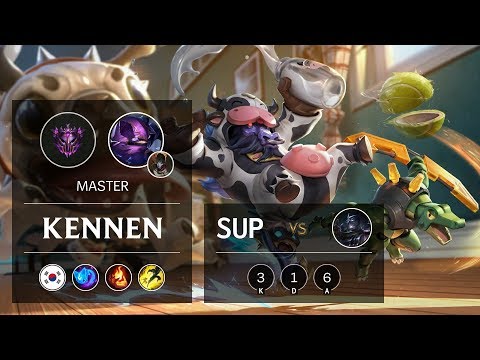 Kennen Support vs Shen - KR Master Patch 10.1