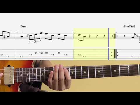 Minor 2-5-1 Jazz Exercises in Dm (16-20)