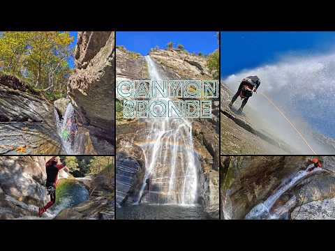 110m ABGRUND! 😱 Canyoning im Sponde ist nichts für schwache Nerven (2.7K, Tessin 2025)