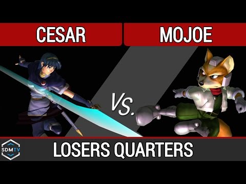 SDSU Biweekly 53 - Cesar (Marth) vs. MoJoe (Fox) - SSBM Losers Quarters - Smash Melee